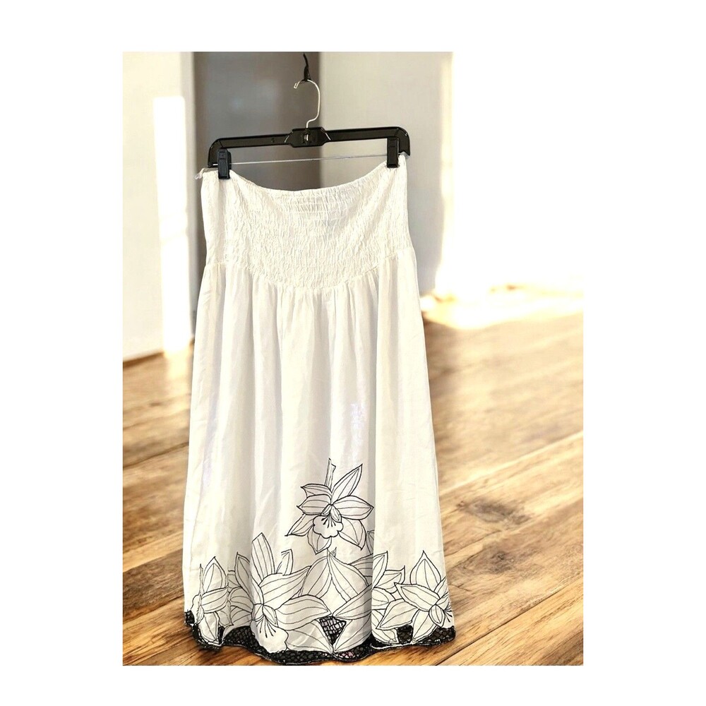 Raviya NWT  Convertible Dress Swimsuit Cover-Up  Embroidered XL
